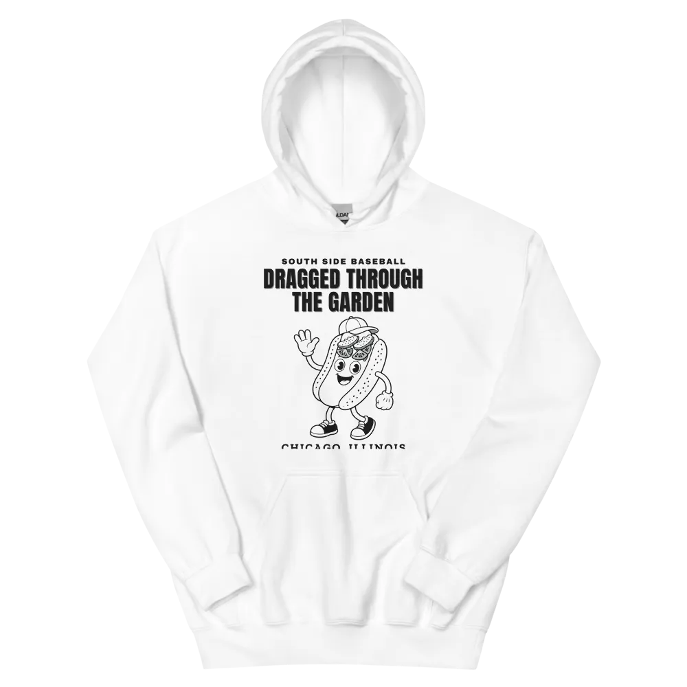Chicago South Side Baseball Dragged Through the Garden — White Hoodie